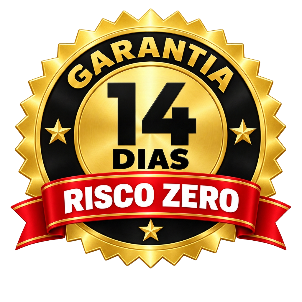 Garantia de 14 dias, risco zero